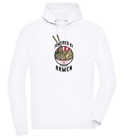 Powered By Design - Comfort unisex hoodie_WHITE_front