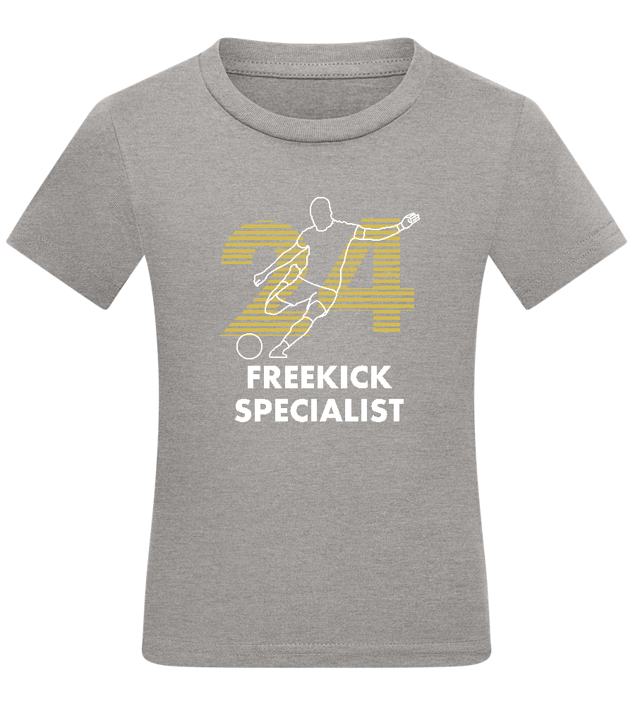 Freekick Specialist Design - Comfort kids fitted t-shirt_ORION GREY_front