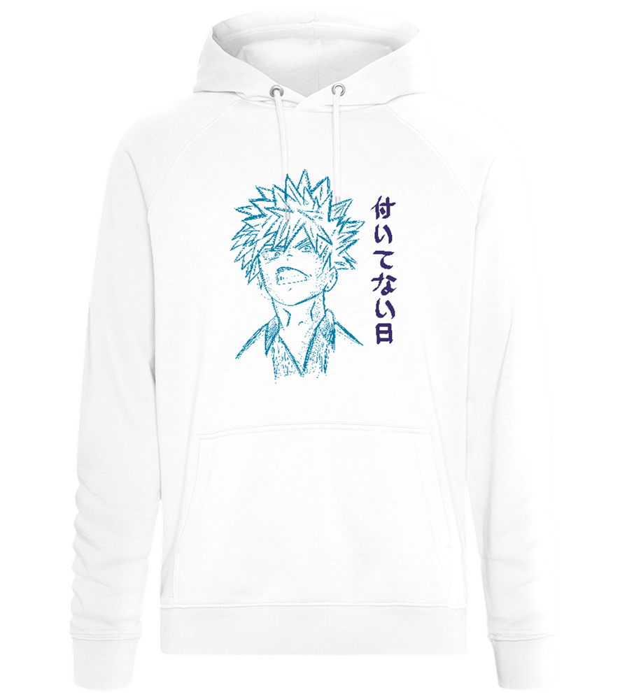 Anime Drawing Design - Comfort unisex hoodie_WHITE_front