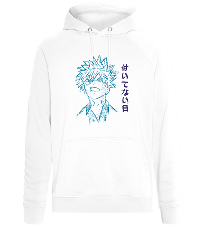 Anime Drawing Design - Comfort unisex hoodie_WHITE_front