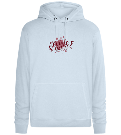 Wine Not Design - Premium unisex hoodie_CREAMY BLUE_front