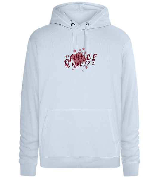 Wine Not Design - Premium unisex hoodie_CREAMY BLUE_front