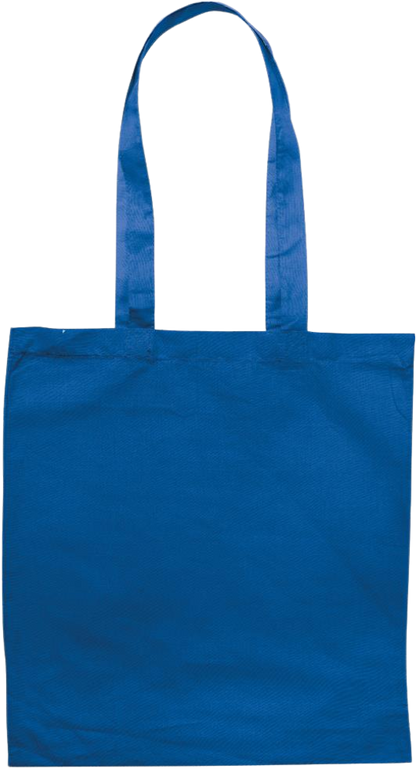 Eat Sleep Teach Repeat Design - Premium colored cotton tote bag_ROYAL BLUE_back