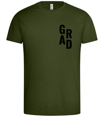 The Grad Design - Premium men's t-shirt_ARMY_front