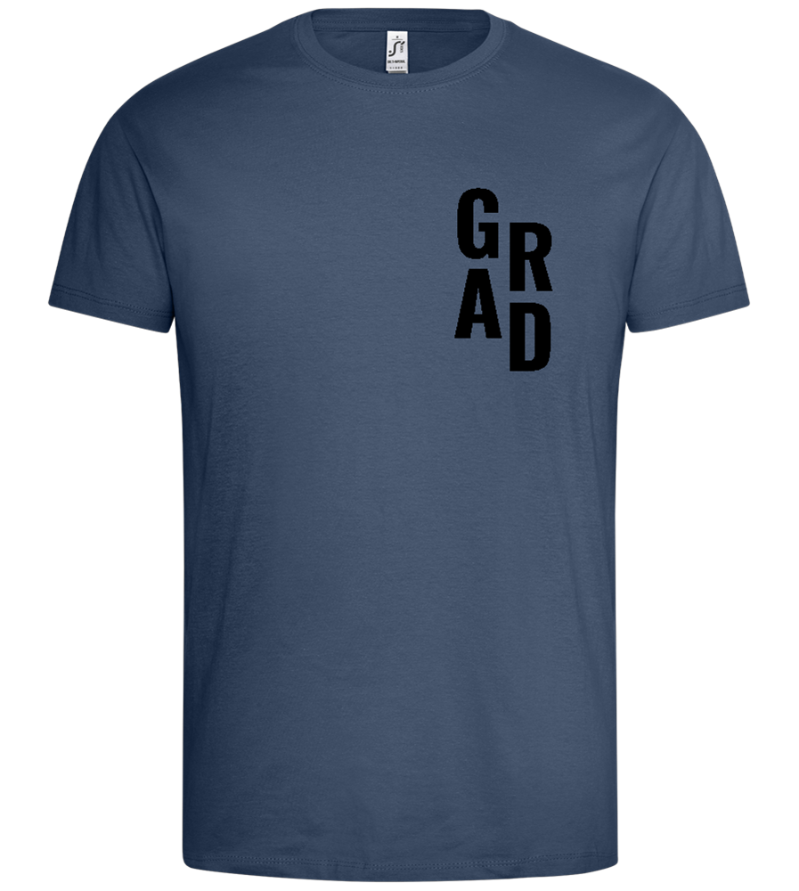 The Grad Design - Premium men's t-shirt_DENIM_front