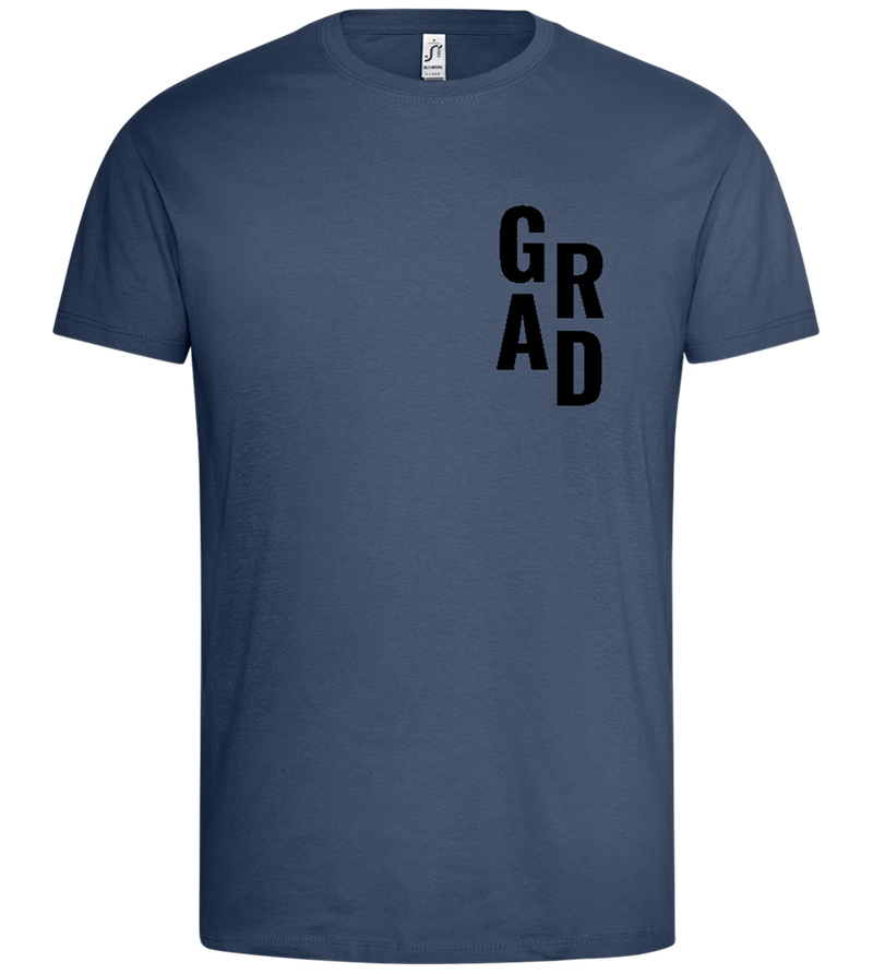 The Grad Design - Premium men's t-shirt_DENIM_front