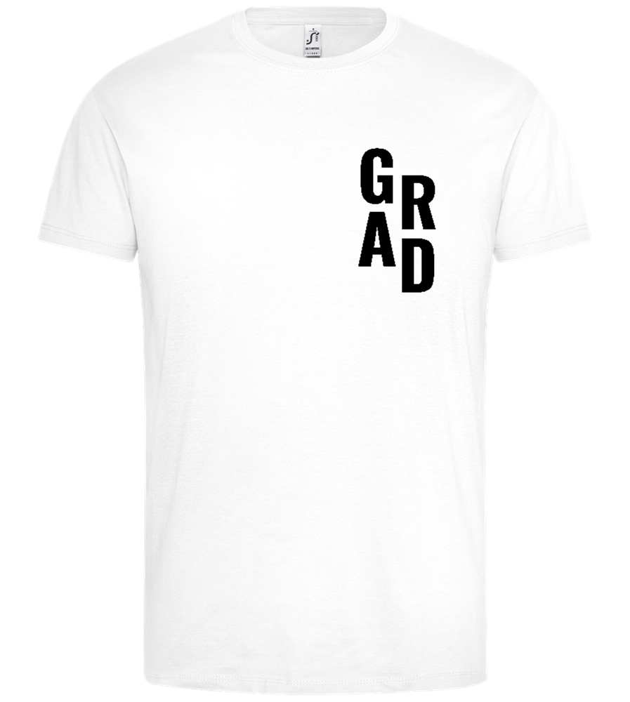 The Grad Design - Premium men's t-shirt_WHITE_front