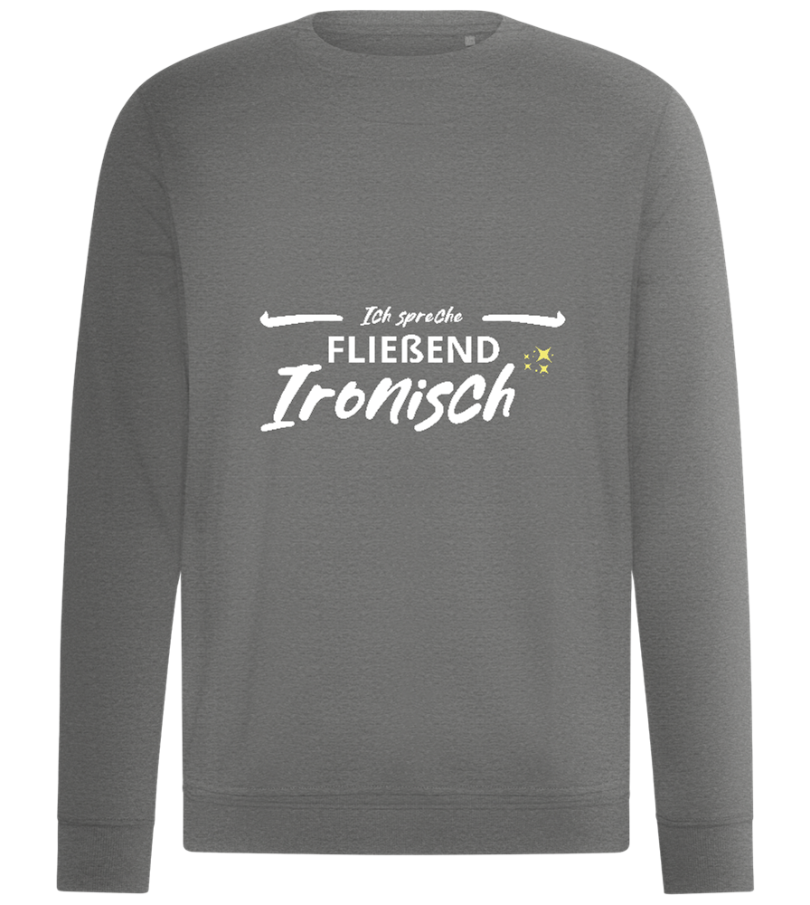 Fluently Ironic Design - Comfort unisex sweater_ORION GREY II_front