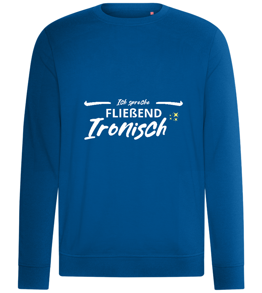 Fluently Ironic Design - Comfort unisex sweater_ROYAL_front