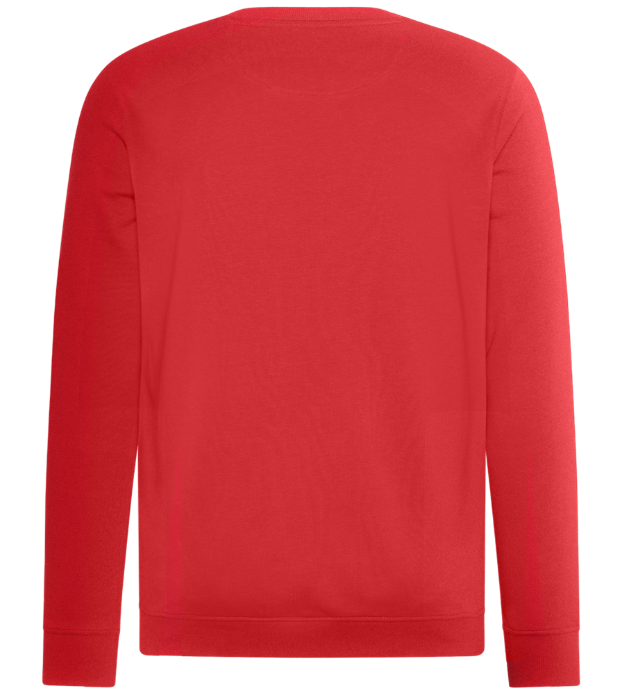 Fluently Ironic Design - Comfort unisex sweater_RED_back