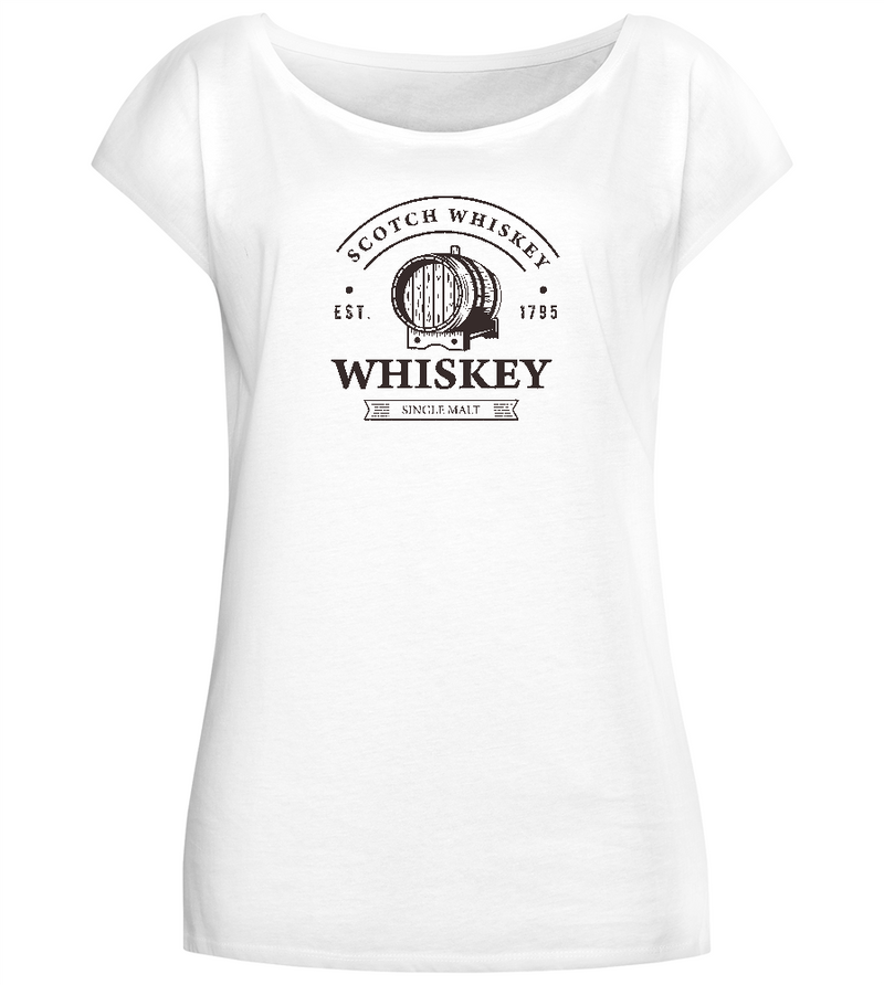 Scotch Whiskey Design - Comfort long t-shirt_WHITE_front