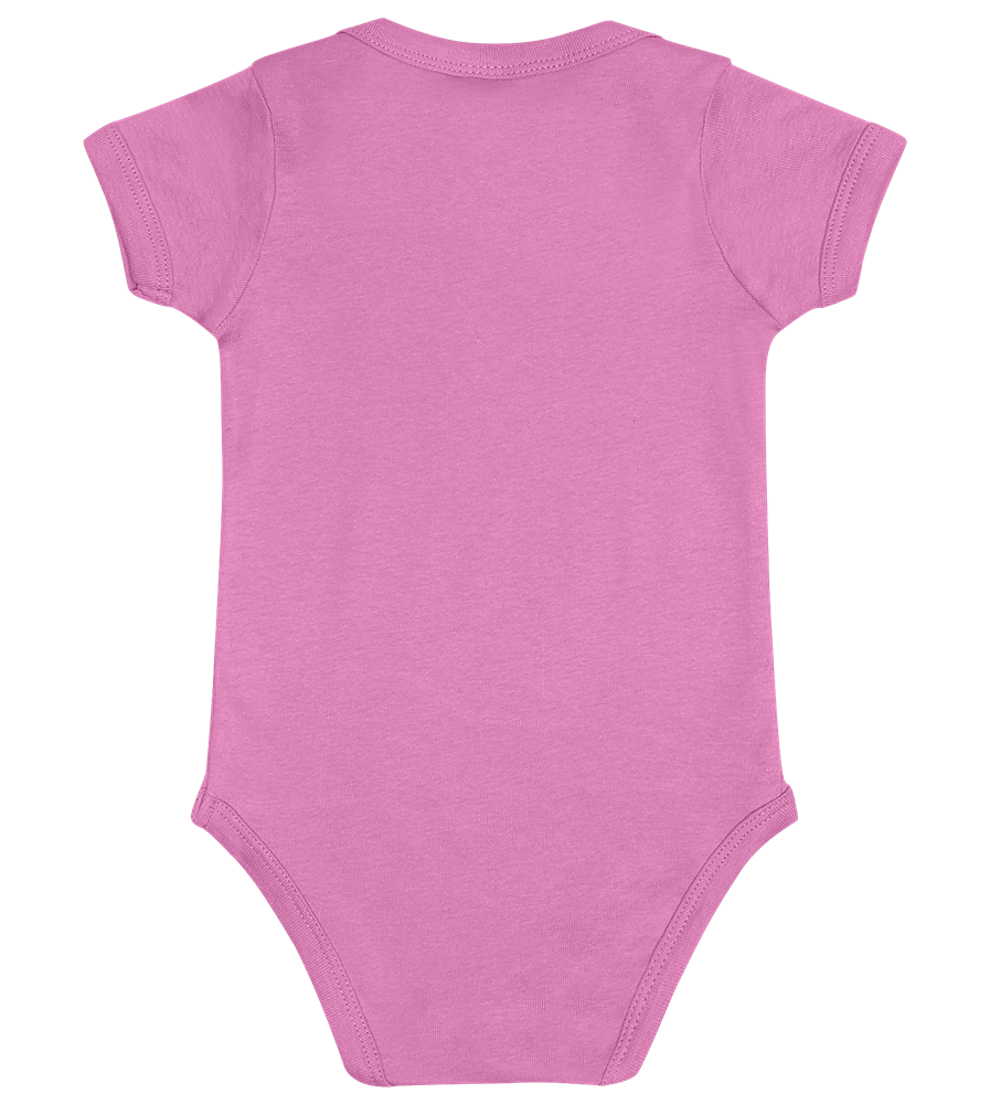 Big Brother Meaning Design - Baby bodysuit_PINK ORCHID_back