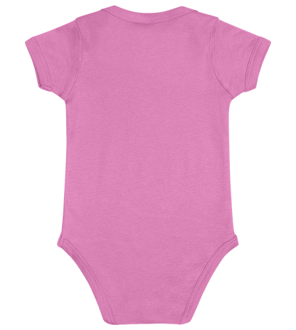 Big Brother Meaning Design - Baby bodysuit_PINK ORCHID_back