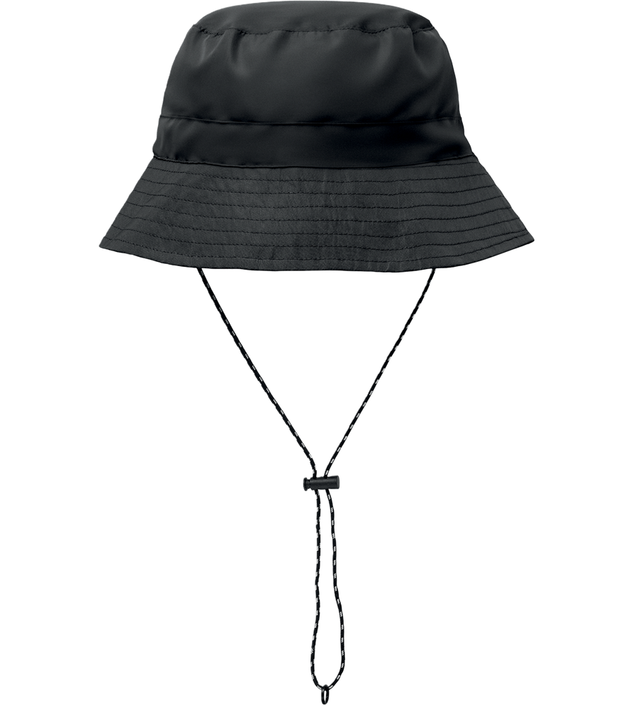 Packable Bucket Hat_BLACK_front