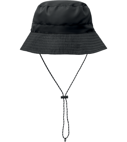 Packable Bucket Hat_BLACK_front