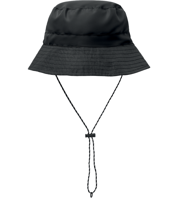 Packable Bucket Hat_BLACK_front