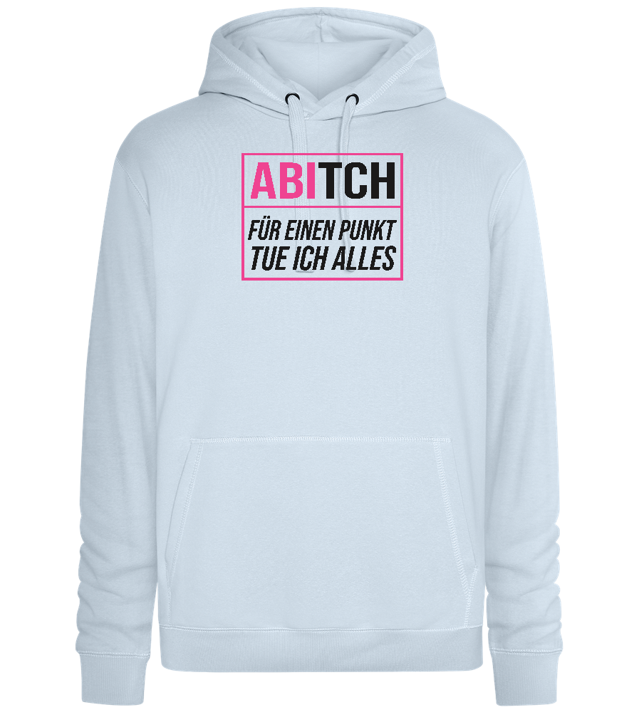 Tue Ich Alles Design - Premium unisex hoodie_CREAMY BLUE_front