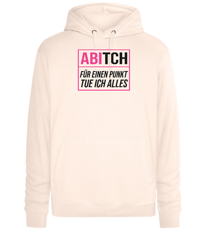 Tue Ich Alles Design - Premium unisex hoodie_LIGHT PEACH ROSE_front