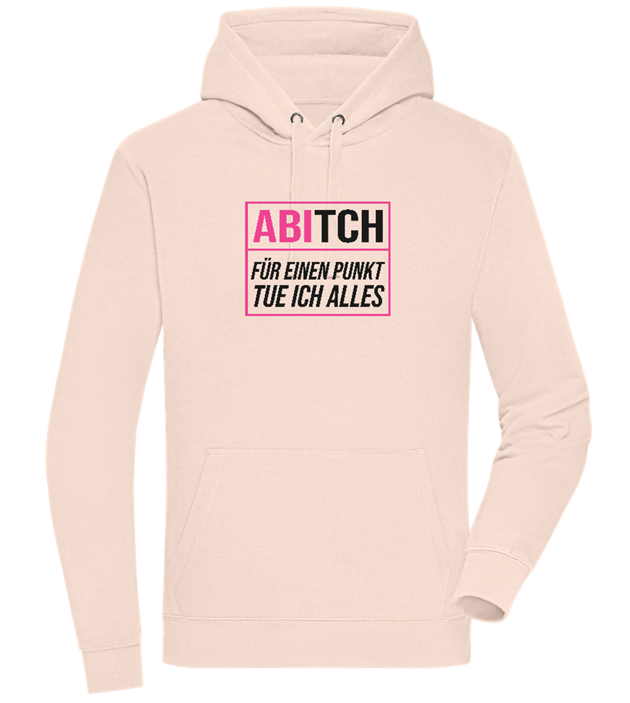 Tue Ich Alles Design - Premium unisex hoodie_LIGHT PEACH ROSE_front