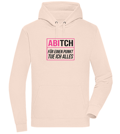 Tue Ich Alles Design - Premium unisex hoodie_LIGHT PEACH ROSE_front