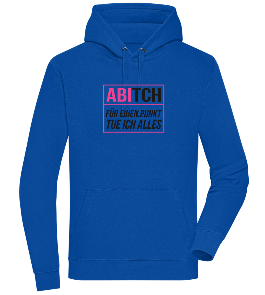 Tue Ich Alles Design - Premium unisex hoodie_ROYAL_front