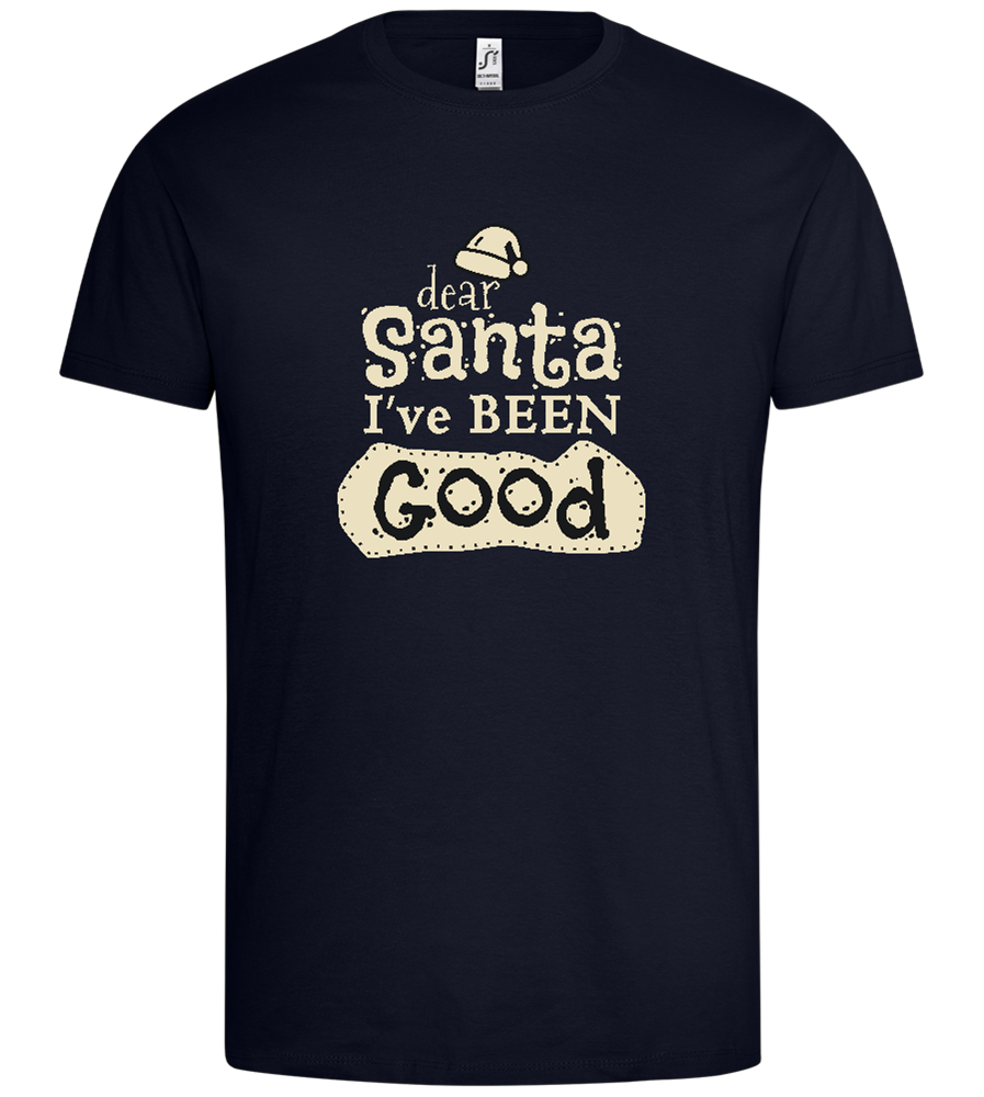 Santa I've Been Good Design - Premium men's t-shirt_FRENCH NAVY_front