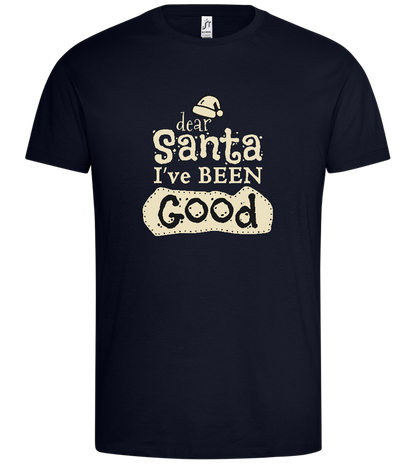 Santa I've Been Good Design - Premium men's t-shirt_FRENCH NAVY_front