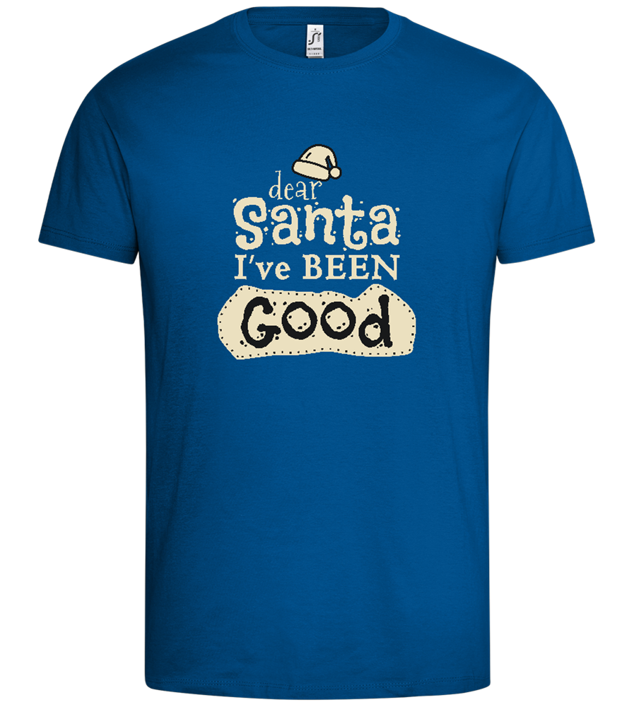 Santa I've Been Good Design - Premium men's t-shirt_ROYAL_front