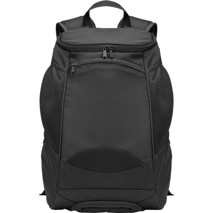 600D RPET Sports Rucksack_BLACK_front