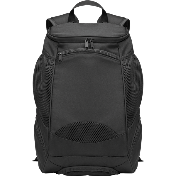 600D RPET Sports Rucksack_BLACK_front