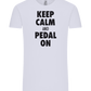 Keep Calm and Pedal On Design - Comfort Unisex T-Shirt_LILAK_front