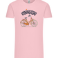 Koningsdag Oranje Fiets Design - Comfort Unisex T-Shirt_CANDY PINK_front
