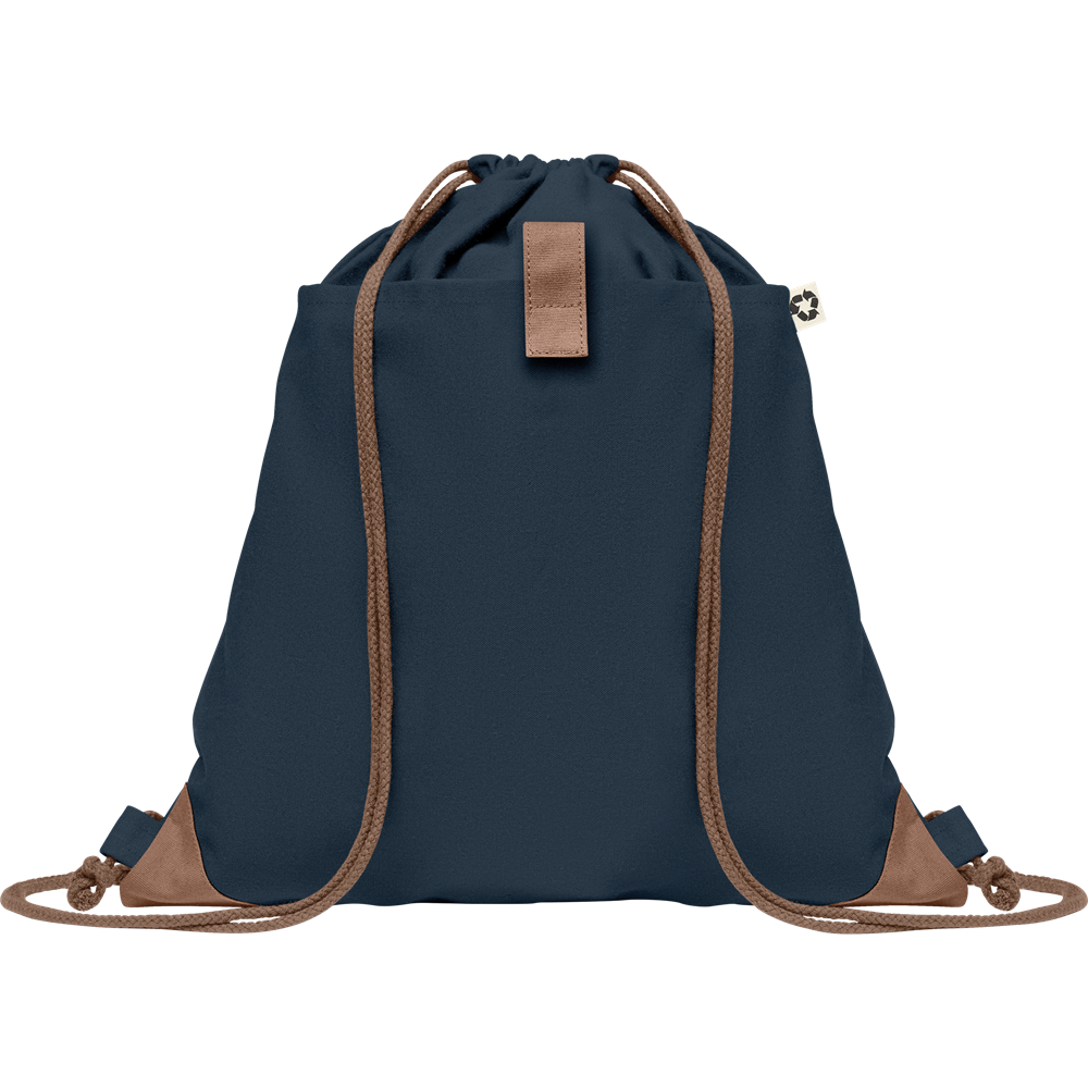 Recycled Cotton Drawstring Bag_FRENCH NAVY_DETAILEDIMAGE_front_1
