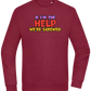 The Help Design - Comfort Essential Unisex Sweater_BORDEAUX_front