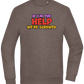 The Help Design - Comfort Essential Unisex Sweater_CHARCOAL CHIN_front