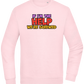 The Help Design - Comfort Essential Unisex Sweater_LIGHT PEACH ROSE_front