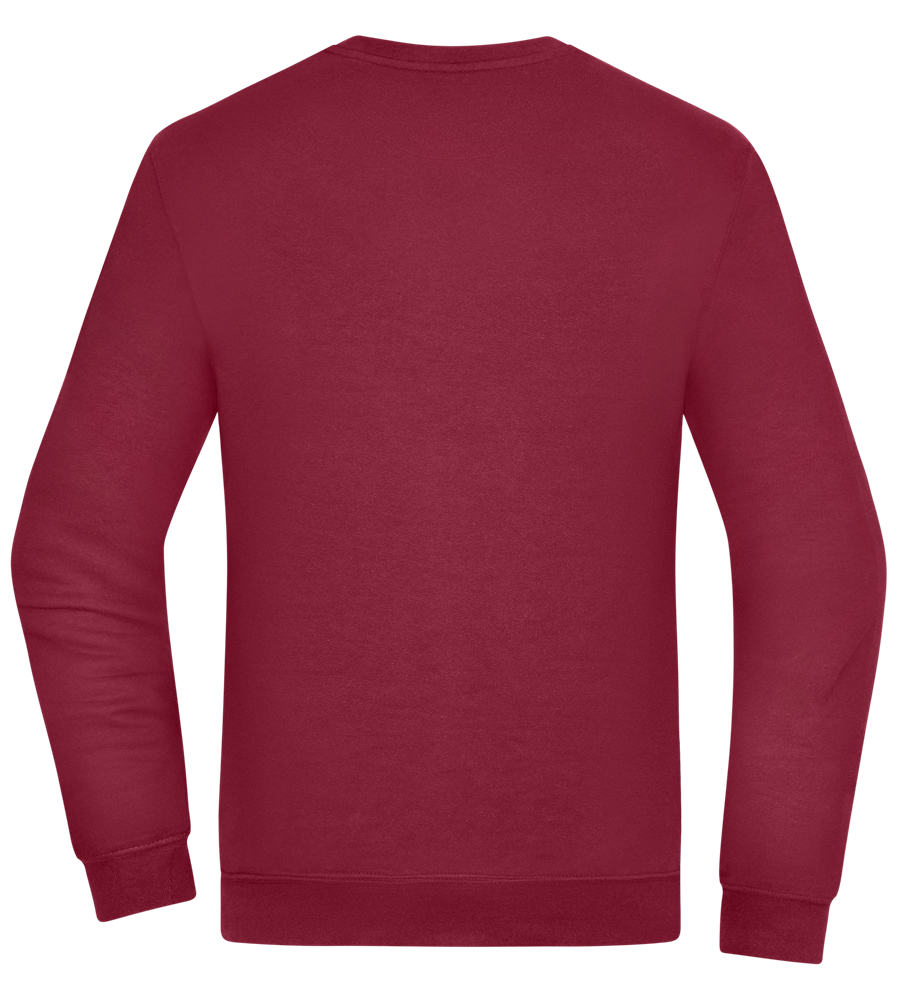 The Help Design - Comfort Essential Unisex Sweater_BORDEAUX_back