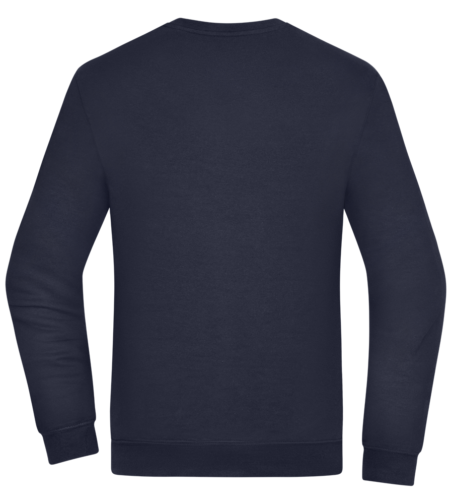 The Help Design - Comfort Essential Unisex Sweater_FRENCH NAVY_back