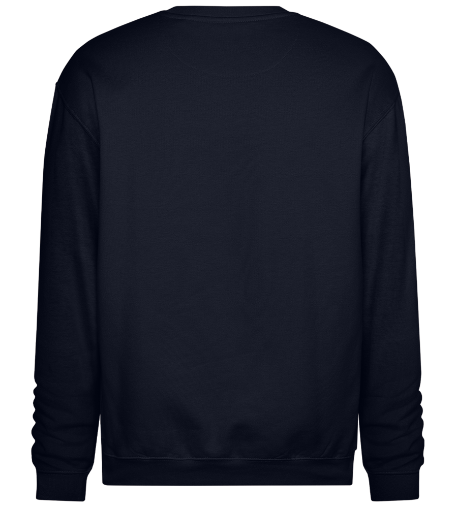 Skeleton Rainbow Flag Design - Comfort Essential Unisex Sweater_FRENCH NAVY_back