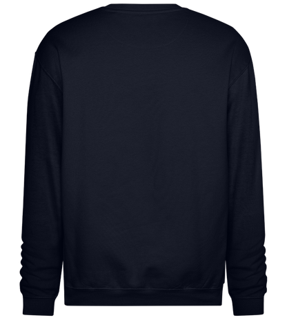 Skeleton Rainbow Flag Design - Comfort Essential Unisex Sweater_FRENCH NAVY_back