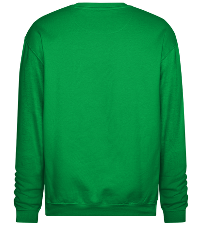 Skeleton Rainbow Flag Design - Comfort Essential Unisex Sweater_MEADOW GREEN_back