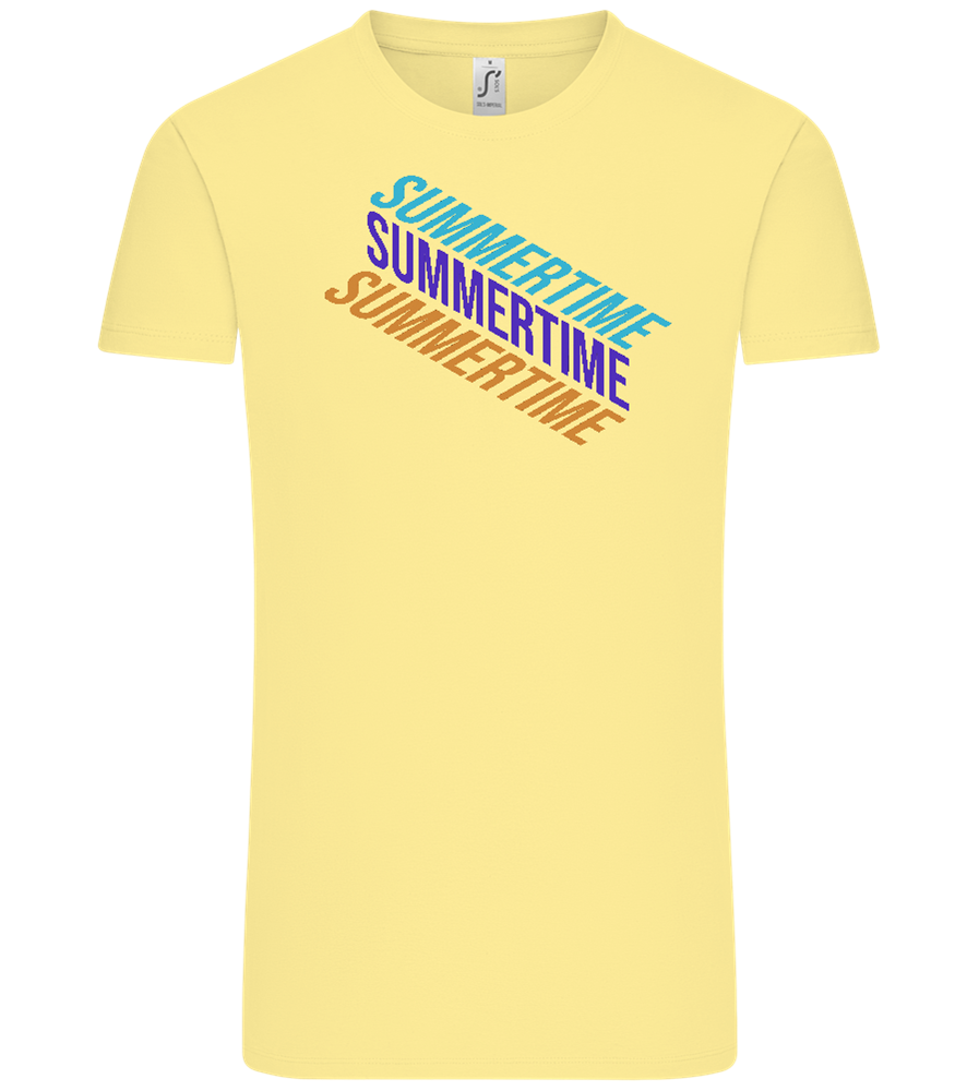 Summertime Design - Comfort Unisex T-Shirt_AMARELO CLARO_front