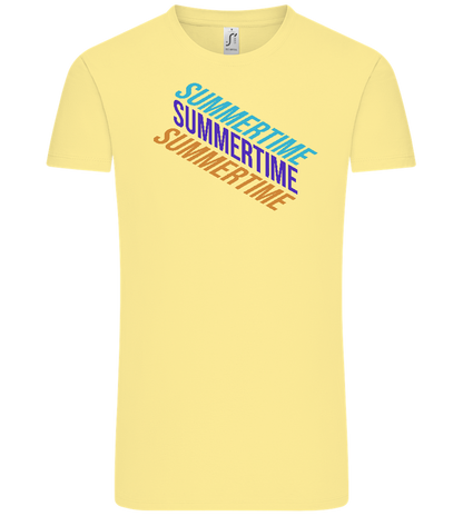 Summertime Design - Comfort Unisex T-Shirt_AMARELO CLARO_front