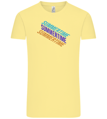 Summertime Design - Comfort Unisex T-Shirt_AMARELO CLARO_front