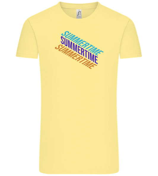 Summertime Design - Comfort Unisex T-Shirt_AMARELO CLARO_front