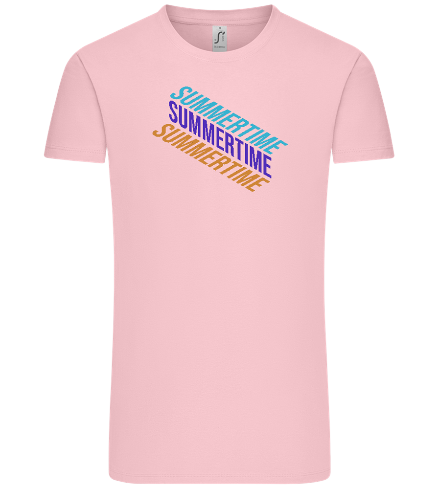 Summertime Design - Comfort Unisex T-Shirt_CANDY PINK_front