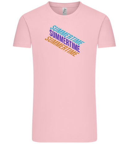 Summertime Design - Comfort Unisex T-Shirt_CANDY PINK_front