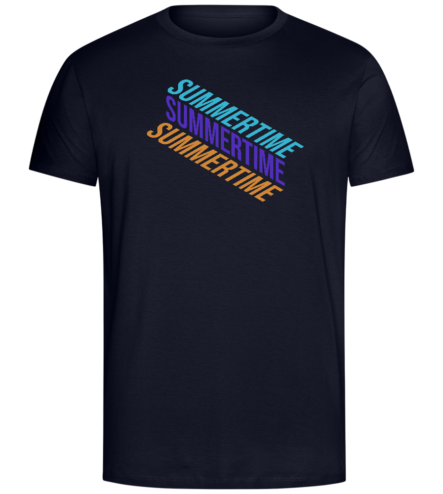 Summertime Design - Comfort Unisex T-Shirt_FRENCH NAVY_front