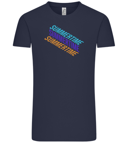 Summertime Design - Comfort Unisex T-Shirt_FRENCH NAVY_front