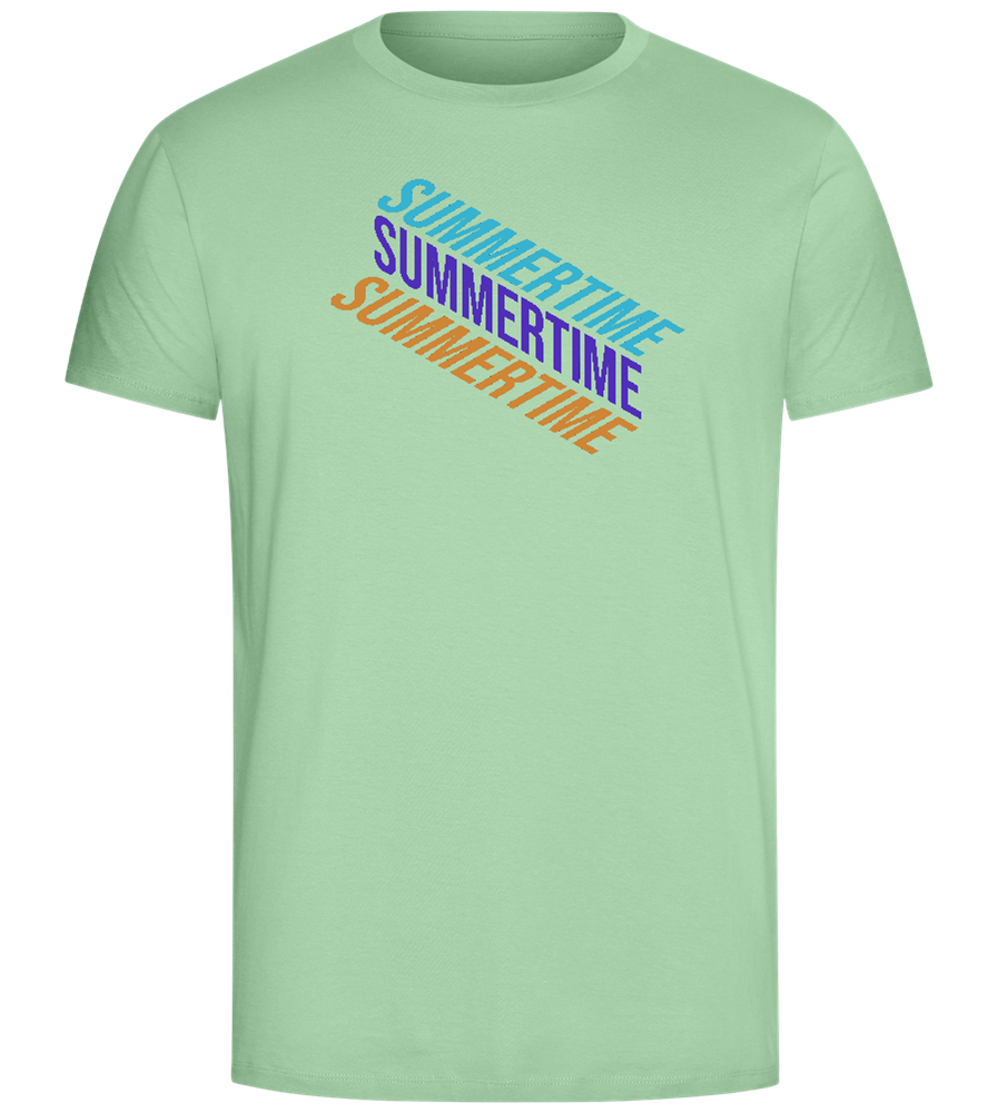 Summertime Design - Comfort Unisex T-Shirt_ICE GREEN_front